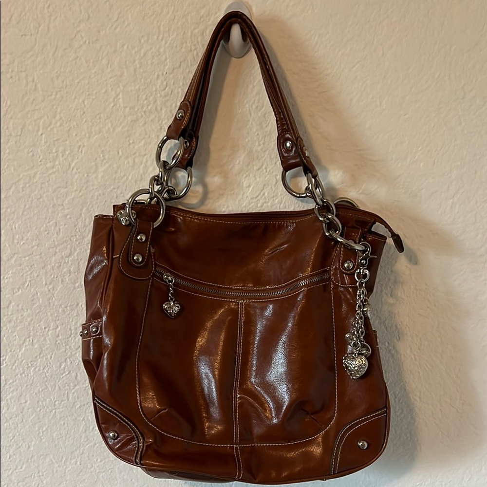 Kathy Van Zeeland Brown Tote Bag